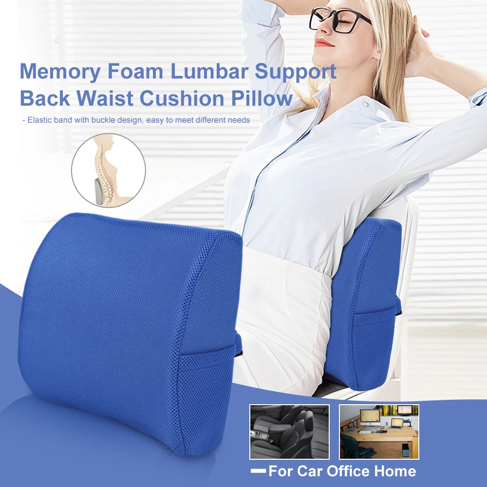 Soft Memory Foam Lumbar Support Breathable Healthcare Back Waist