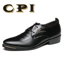 Мужские модельные туфли модные повседневные мужские туфли с острым носком на шнуровке в деловом стиле Туфли-оксфорды коричнево-черная кожа большие размеры 38-48 ZY-28
