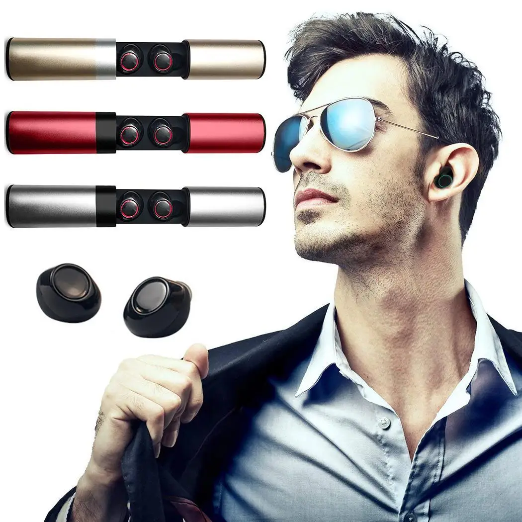 TWS наушники мини невидимые беспроводные Bluetooth гарнитуры Стерео музыка наушники вкладыши шумоподавление спортивные наушники