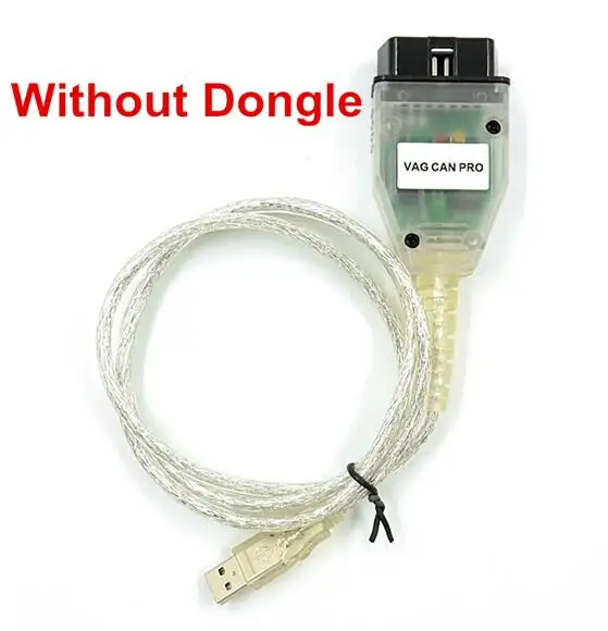 Without dongle Профессиональный VAG CAN PRO CAN BUS+ UDS+ K-line S.W версия 5.5.1 VCP сканер obd 2 Автомобильный диагностический сканер инструмент - Цвет: Without dongle