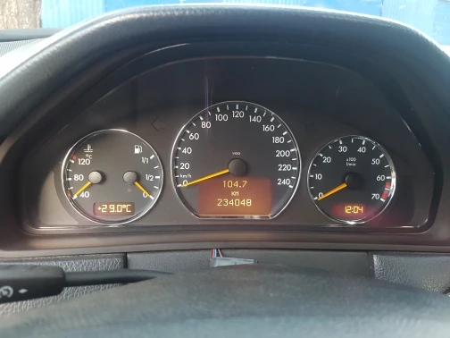 Хромированный набор колец для приборной панели Mercedes Benz W210 00 02 / W202 02|for mercedes benz|gauge