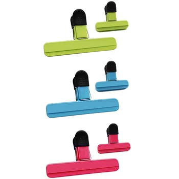 

Large Chip Bag Clips Food Clips Plastic Heavy Duty Air Tight Seal Grip Assorted Colors For Coffee Potato And Food Bags
