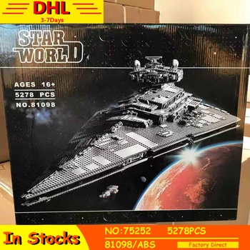 

IN STOCK 75252 Star Wars Imperial Star Destroyer UCS Fighters Buidling Blocks Bricks Lepins 81098 Model StarWars 81098 05027 Toy