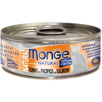 

MONGE MONGE CAT NATURAL for adult cats with tuna and salmon 80g