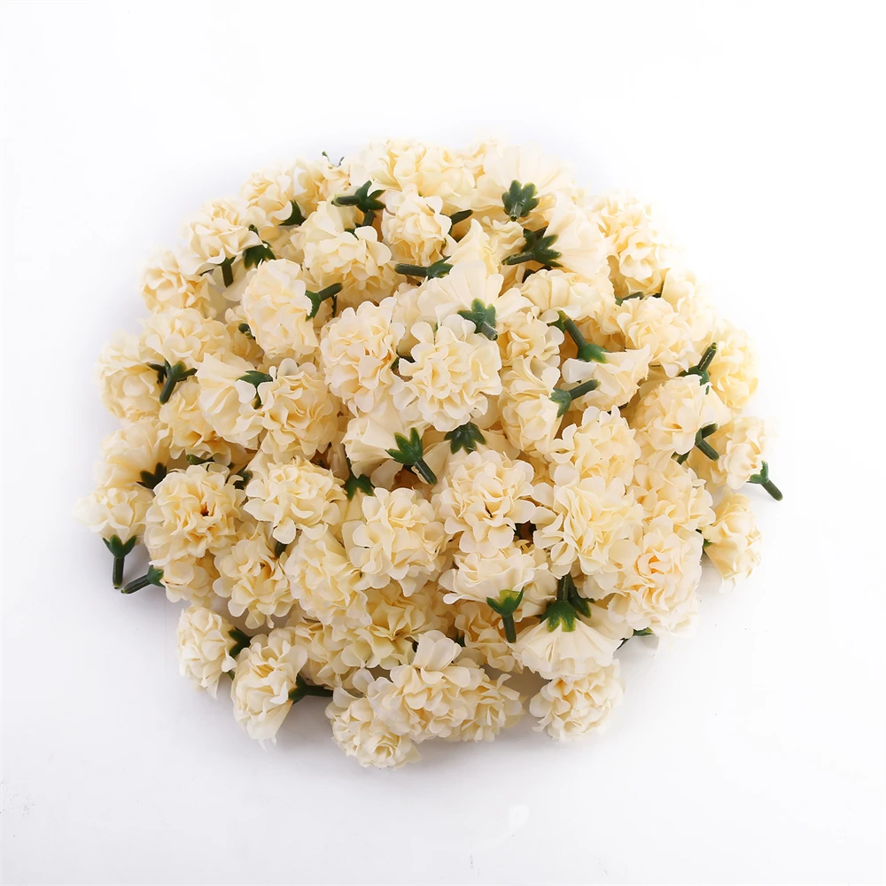 10/30/30Pcs Großhandel Künstliche Mini Hortensien Blume Kopf Für Handwerk Nelke Party Hause Hochzeit DIY kränze Festival Dekor – Detail 7