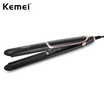 

Hair Straightener Far Infrared Function Iron Flat Curling Digital Straightening Household Thermostating Styling Tools 40D