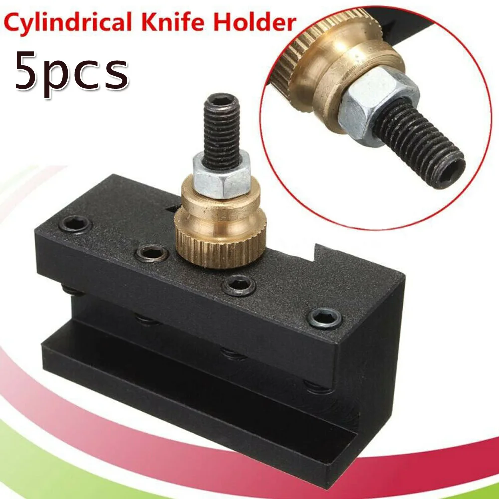 

5pcs 1/4- 1/2 Mini Lathe Quick Change Post Facing Milling Turning Tool Holder