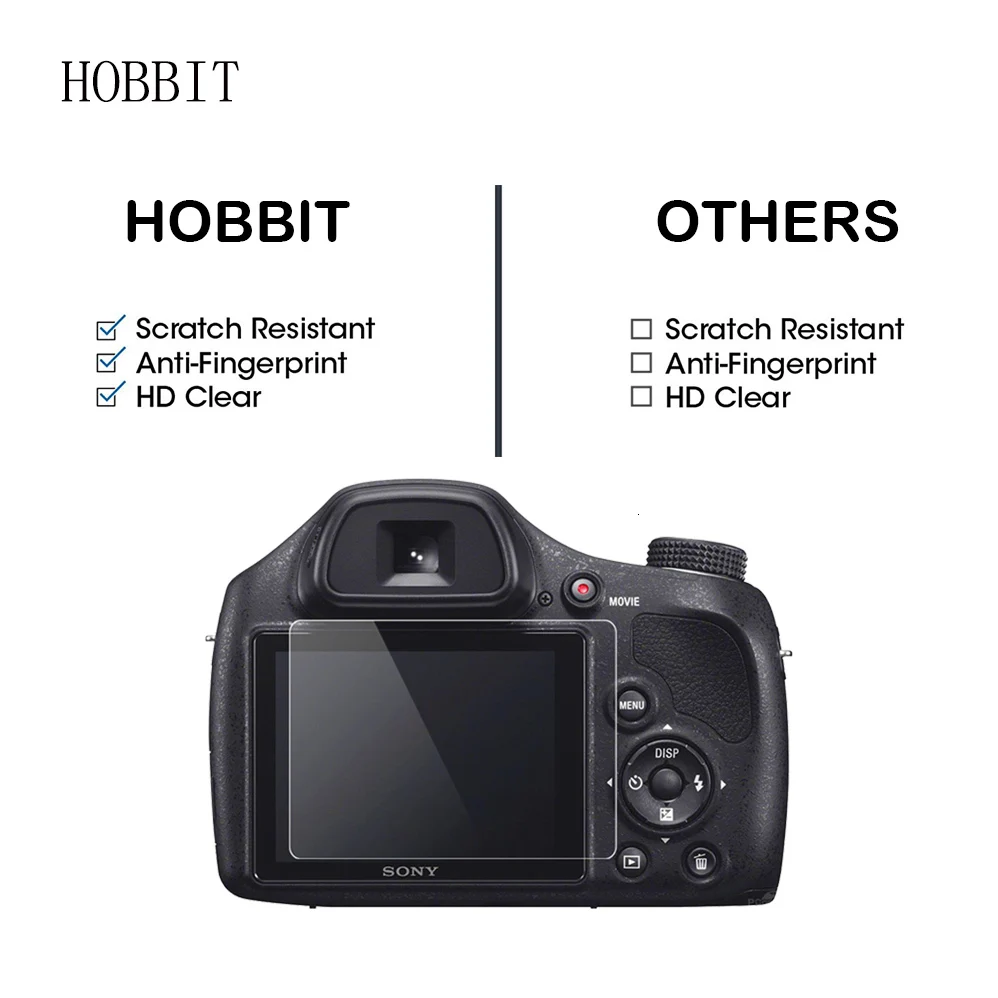 2 упаковки для sony Cyber-shot WX350 0,3 мм 2.5D 9H прозрачная защитная пленка из закаленного стекла для цифровой камеры lcd DSLR