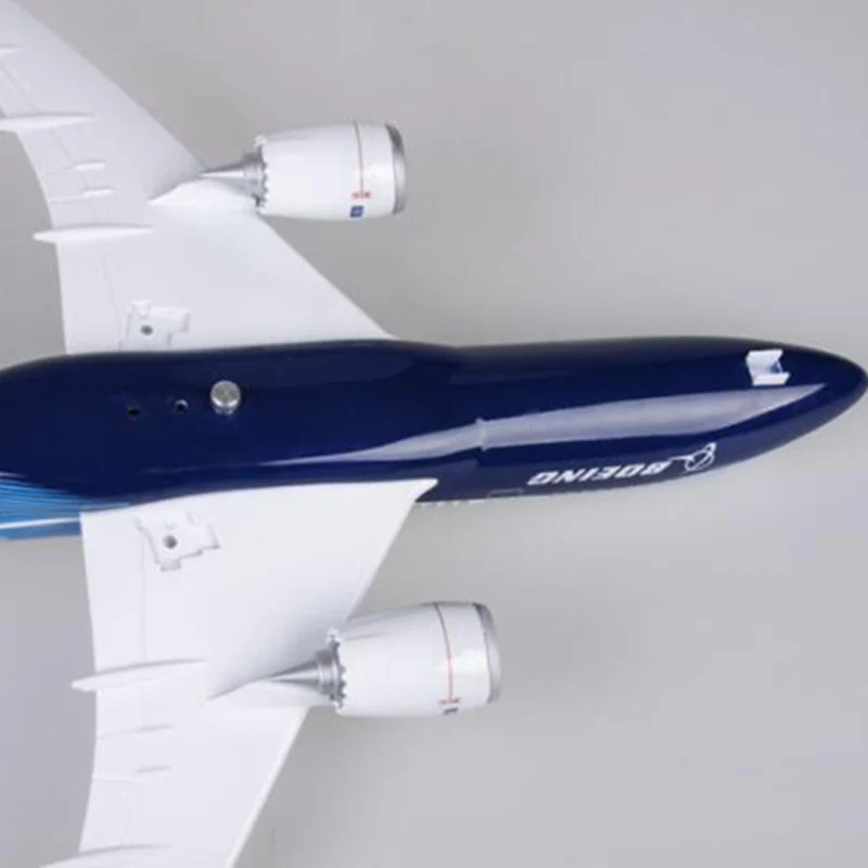 47 см игрушечные модели самолетов Boeing B787 Dreamliner Модель самолетов со светом и колесами 1/130 масштабная модель полученная литьем под давлением пластиковая Смола самолет