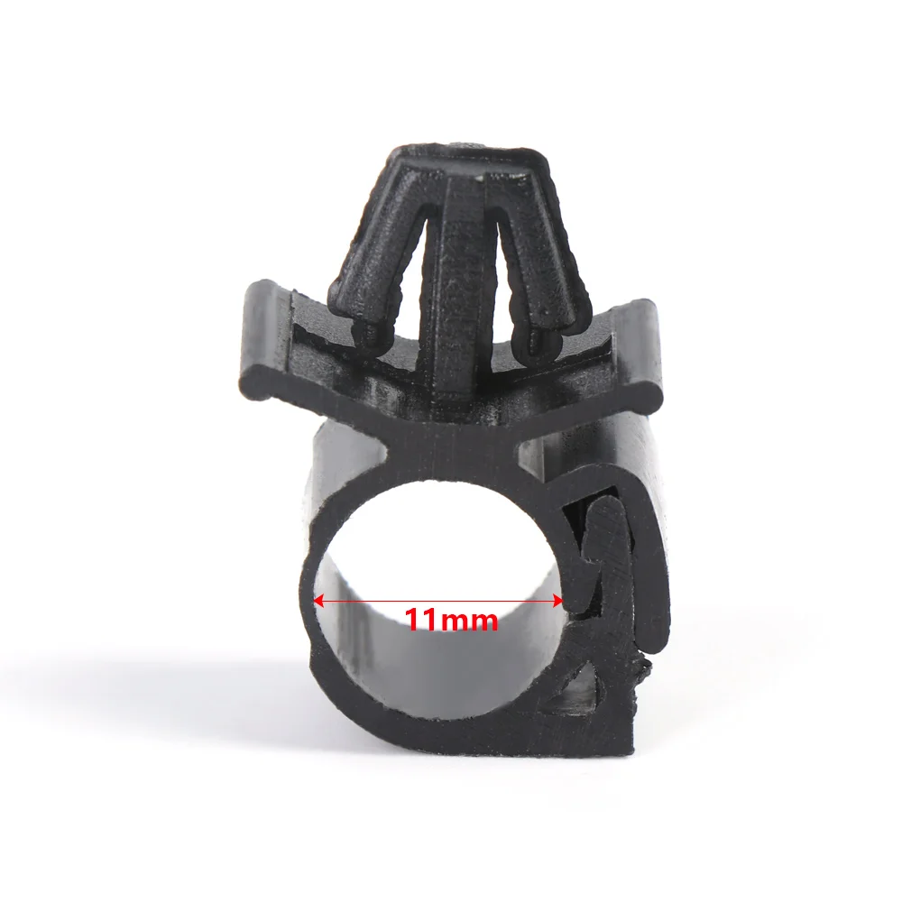 10Pcs Durable Car Wiring Harness Fastener Clips Cable Pipe Tie Wrap Cable Clamp Oil Pipe Beam Line Push Mount Retainer Clip cable clip,cable clamp