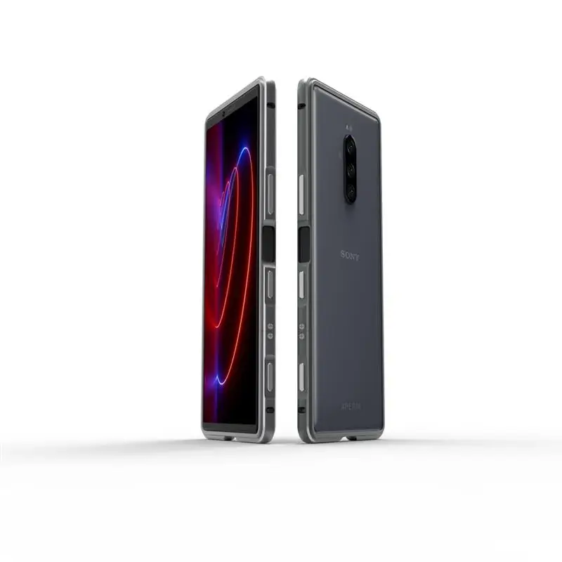 Чехол для sony Xperia 1, роскошный глянцевый алюминиевый бампер, защитный чехол для sony Xperia XZ4, чехол с металлической рамкой
