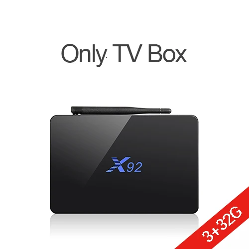 X92 Android 7,1 tv box 2G/16G 3g/32G поддержка 4K 2,4G 5G Wifi 1000M Amlogic S912 Mali-T820MP3 Smart tv Box медиаплеер для ТВ - Цвет: X92 TV Box 3G 32G