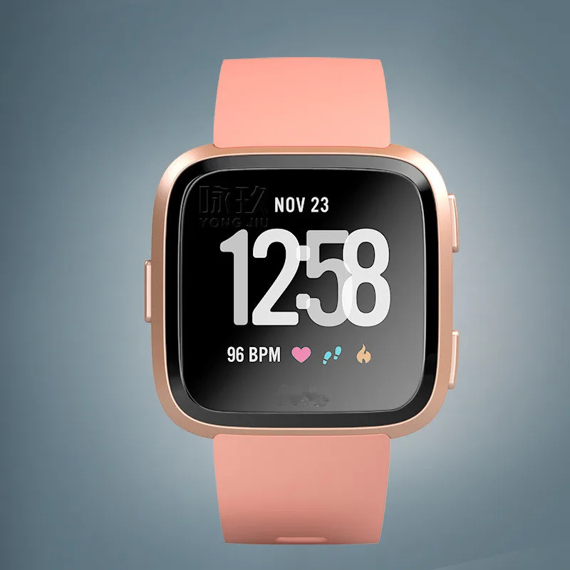 2 шт HD Закаленное стекло протектор экрана для Fitbit Versa стекло Взрывозащищенная твердая защитная пленка, стекло для Fitbit Versa