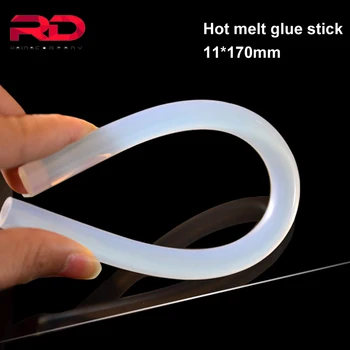 

10PCS/LOT hot melt glue stick 11x170mm Translucent Strong Viscosity Rods for Glue gun Home DIY Industrial Repair