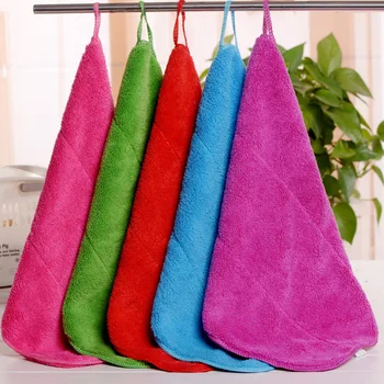 

Multi-functional Towel 30 * 40cm Thick Water Absorbent Towel Coral Velvet Double-Sided Hand Towel