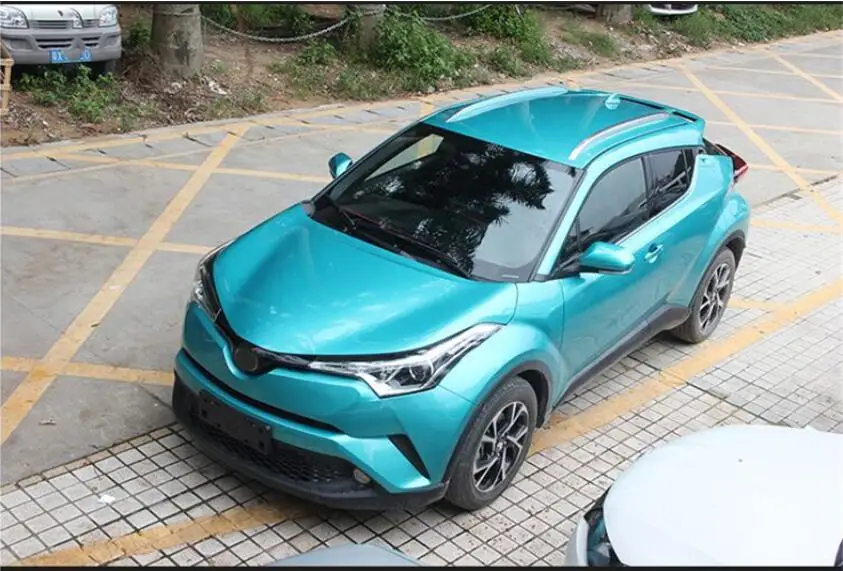 Для Toyota CHR C-HR IZOA багажник на крышу, рейлинги, барные стойки для багажа, верхние поперечные стойки, рельсовые коробки из алюминиевого сплава, 2 шт
