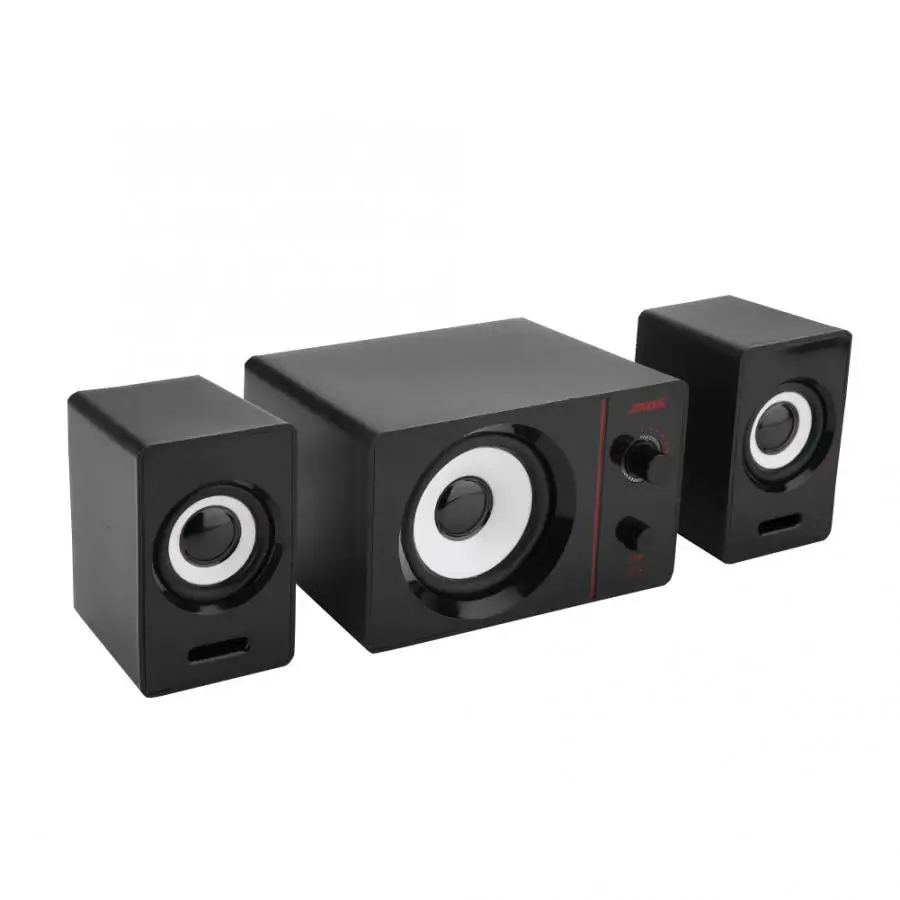 Сада D200D 2,1 стерео окружающие сабвуферы ноутбук колонки Lossless с функцией подачи Хай-Фай музыки и Шум шумоподавления Прозрачный поликарбонатный колонки