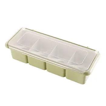 

Kitchen Seasoning Box Spice Condiment Seasoning Storage Sugar Salt Jars Set Kitchen Home Storage Organization Containe