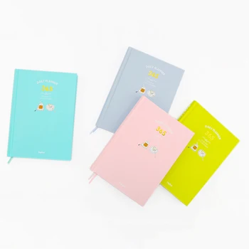 

Cute 365 Planner Daily Weekly Monthly Yearly Planner Agenda Schedule Day Plan Notebook Journal Daily A5
