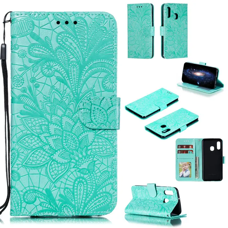 

For SamSung Galaxy A 20E Case Flip Leather Wallet Card slot Stand Anti-fall Back Cover For SamSung A20E Silicone shockproof Case