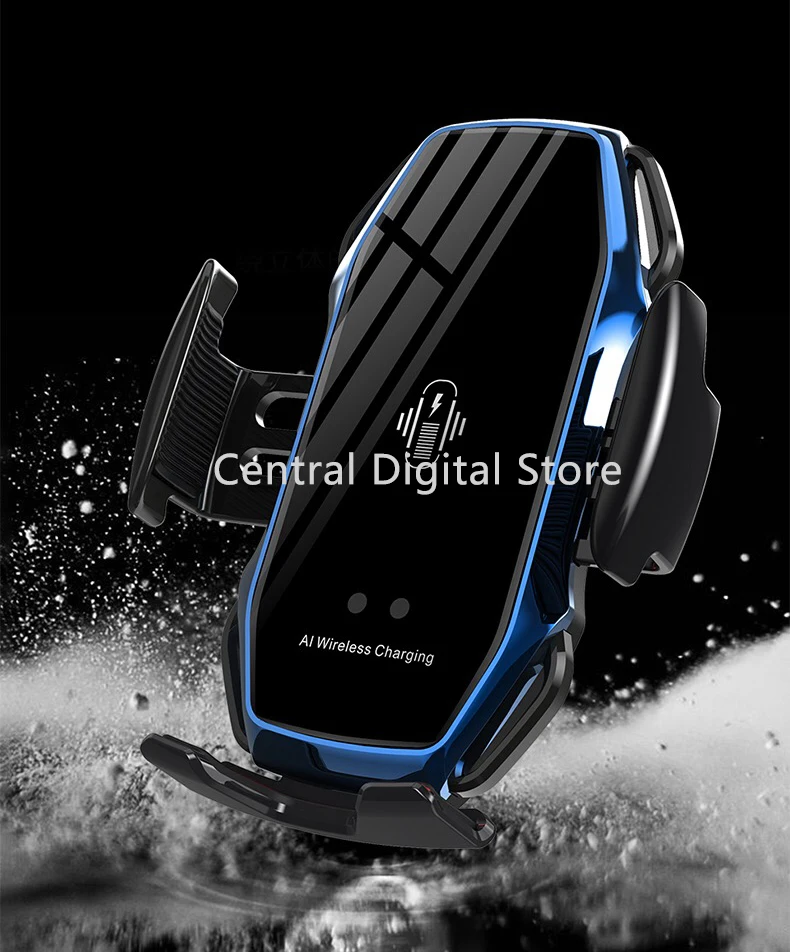 Wireless Car Charger Holder Automatic Clamping 10W Qi Fast Charging Smart Sensor Car Air Vent Mount Wireless Phone Charger Stand