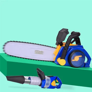 

Kid's Simulation Pretend Toy Electric Vacuum Cleaner Chainsaw Remove Grass Children's Play House Toys dropshipping