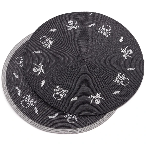 Coffee Cup Mats Furniture Decoration Embroidery in the Middle East Style Table Placemat Non-slip Round Shape kitchen Supplies