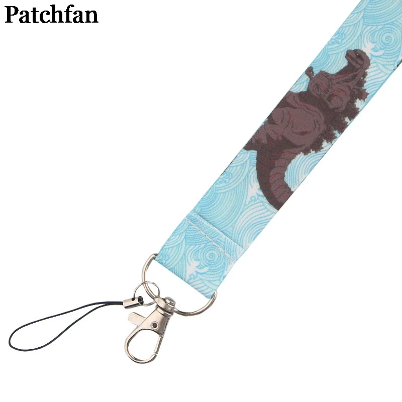 Patchfan динозавры Винтаж ID пропуск карты значок мультфильм шеи ремни гимнастические ключ мобильный телефон USB держатель шнурок веб-сайт A2322