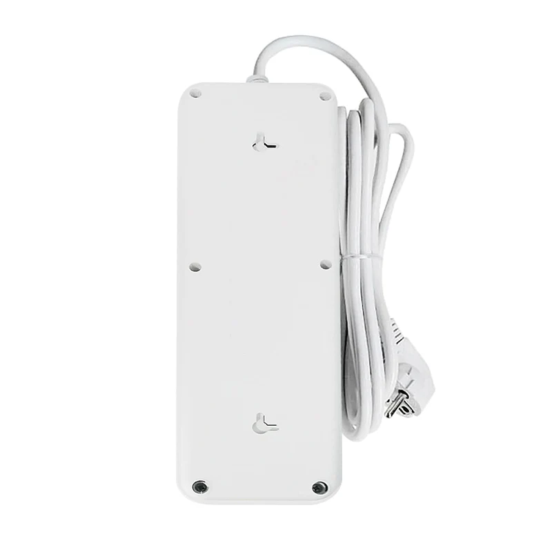 Удлинитель, розетка 4AC, универсальные розетки+ 2 USB порта, индивидуальный выключатель, энергосбережение, домашняя настольная розетка