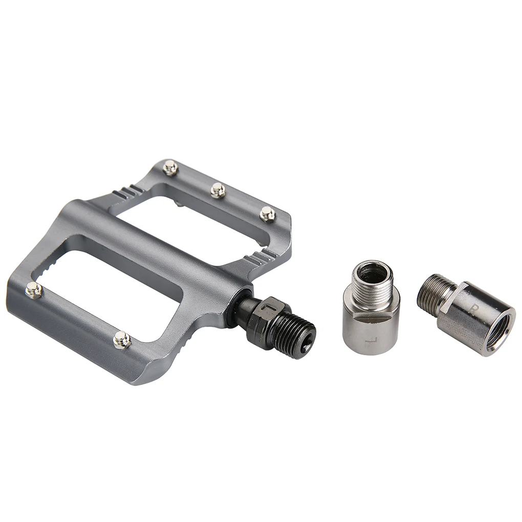 1 Pair Bike Pedal Extender Mountain Road Bicycle Steel Food Pedal Spacers Adapters Extended 20mm