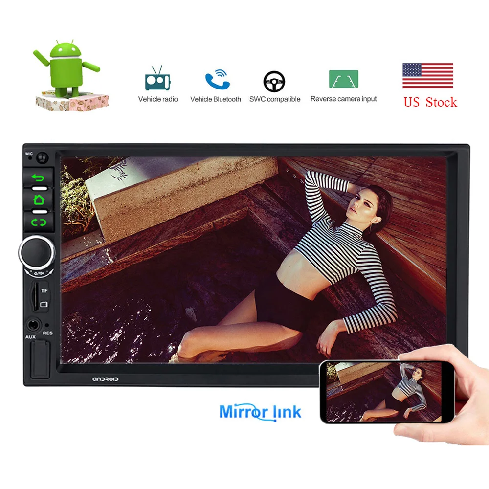 

Android 9.1 2Din Car Multimedia Player GPS Navigation Universal Auto Stereo WiFi USB FM For Volkswagen Nissan Hyundai Kia toyot