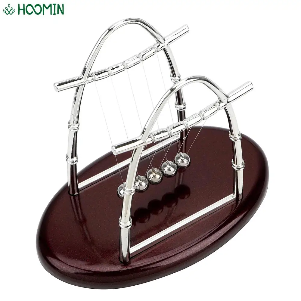 Physics Science Newtons Cradle Steel Balance Ball Home Desk Decoration Metal Pendulum Craft Educational Toy | Дом и сад