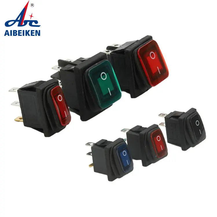 2 контактный ВКЛ ВЫКЛ 6A 10A 125V 250VAC KCD1 101 кулисный переключатель Mini SPST позиционное