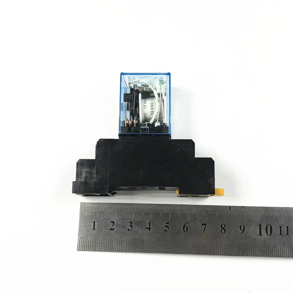 110/120 V/380 V AC 12/24V DC AC силы реле 10A LY2NJ DPDT 8 контактов с гнездом