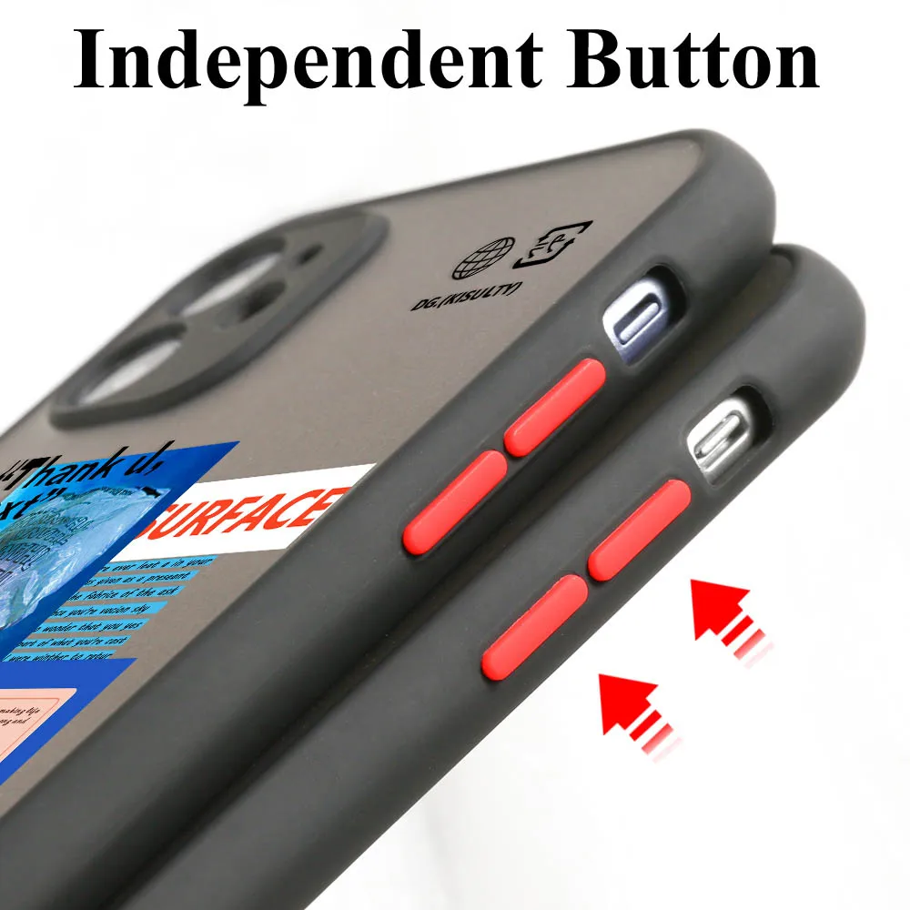Case For iPhone 11 iPhone Cases XR Hard Fundas Apple 13 12 Pro Max Mini 7 8 6S 6 Plus X XS Max 12Pro Len Protection Phone Covers
