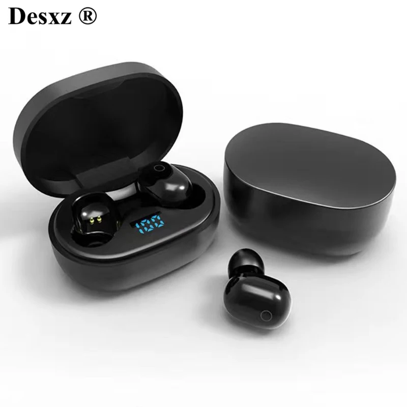

Desxz Bluetooth earphone Type C Ture 5.0 Touch Bluetooth wireless HD stereo In-ear eraphone,gaming with noise cancellation
