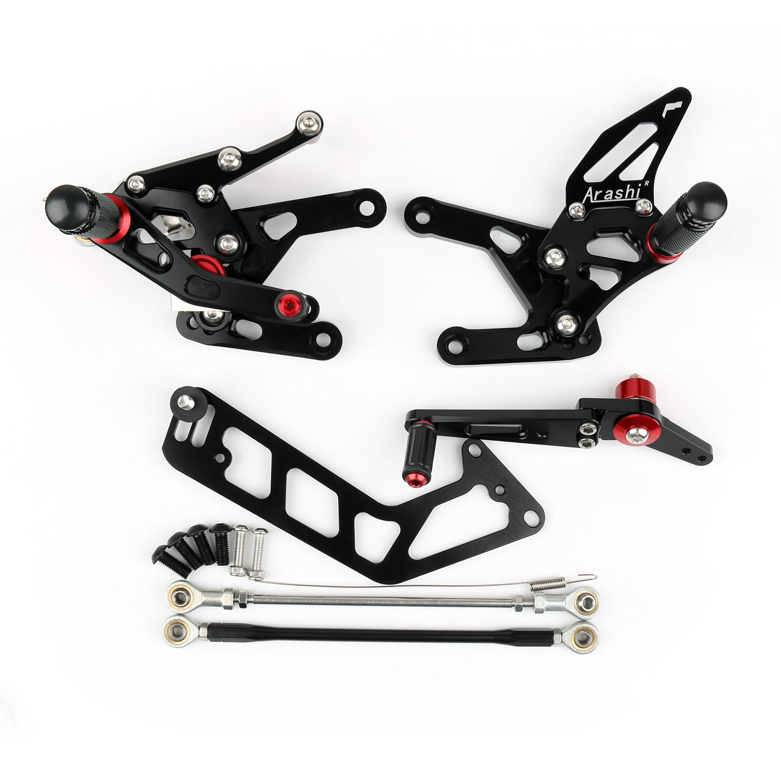Areyourshop для Yamaha MT-10 FZ-10- Rearset задний Набор подножки регулируемые мотоциклетные подножки