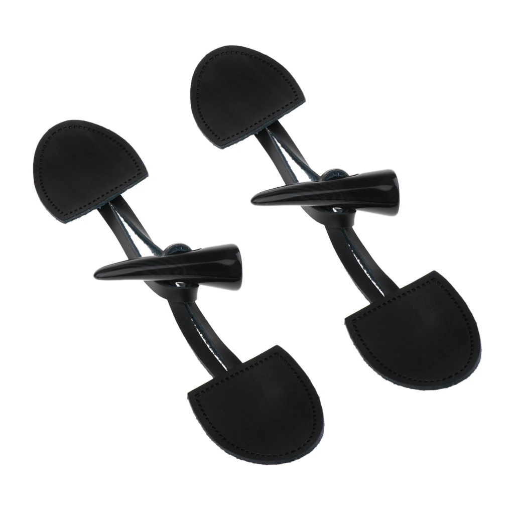 Sew-On PU Leather Toggles Buttons with Resin Horn Closures for Jackets Coats Bags Other Decorative Objects , 2 Sets
