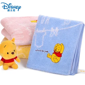 

34x75cm disney Cotton Winnie the Pooh Balloon Untwisted Gauze Face Towel Thicken Cute Cartoon bath towels