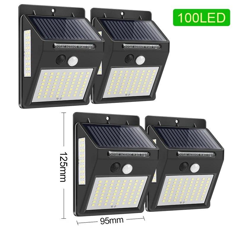 100 LED Solar Light Outdoor Solar Lamp with Motion Sensor Light SunLight LED Spotlight for Garden Decoration solar flood lights outdoor Solar Lamps