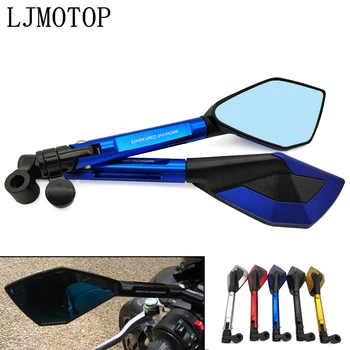 

For Kawasaki KLZ1000 Versys ZG1000 CONCOURS ZX1100 / ZX11 ZX7R / ZX7RR Motorcycle Mirrors Moto Side Rearview MirrorsCNC aluminum
