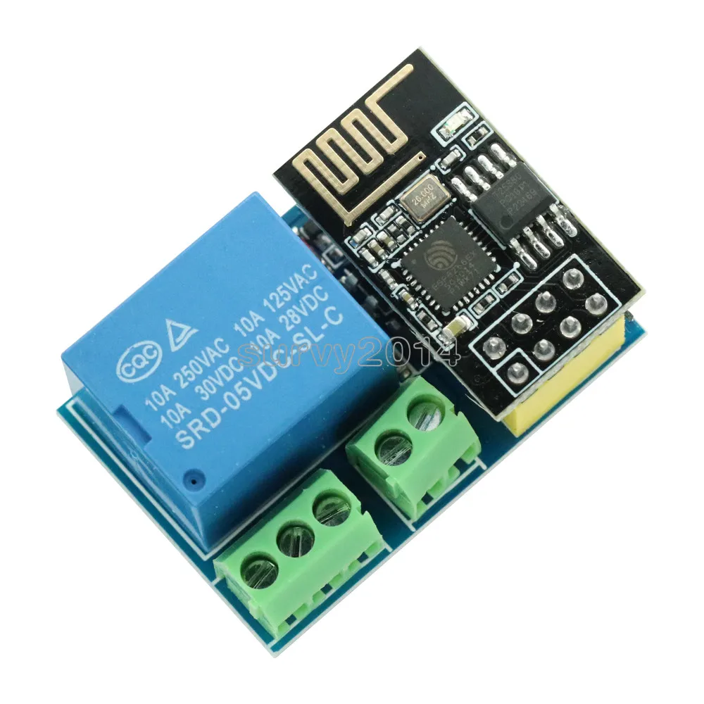 With ESP-01S ESP8266 5 в Wi-Fi Релейный Модуль DS18B20 DHT11 RGB светодиодный пульт управления, умный дом, пульт дистанционного управления, телефонное приложение, ESP-01S - Цвет: With ESP-01S