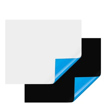 

Magnetic Whiteboard & Blackboard for Refrigerator, Self-Adhesive for Any Smooth Surface, 17.7Inch X 19.7Inch ,2 Pieces