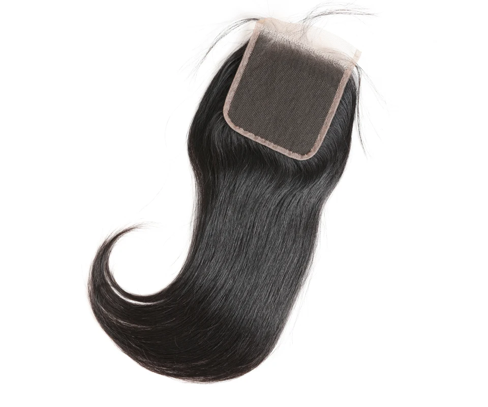 【Addbeauty】Straight 1"-20" H бразильский Волосы remy застежка предварительно вырезанные один размер человеческих волос 5x5 HD Transaprent Кружева Закрытие