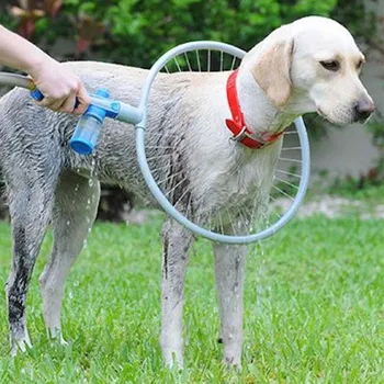 

1PCS Pet Dog Bathing Cleaner 360 Degree Washing Cat Dog Ring-shaped Tool Convenient Cleaning Woof Washer Quick Bath Accessories