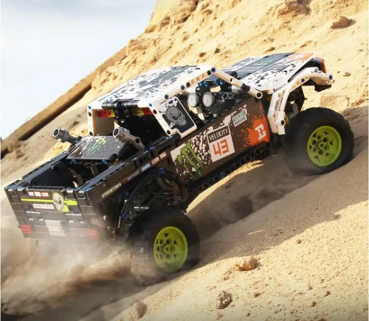2,4 Ghz внедорожные гоночные блоки Technic RC строительные блоки для автомобилей, мощность двигателя, подходят для автомобилей, кирпичи, игрушки, подарки для детей