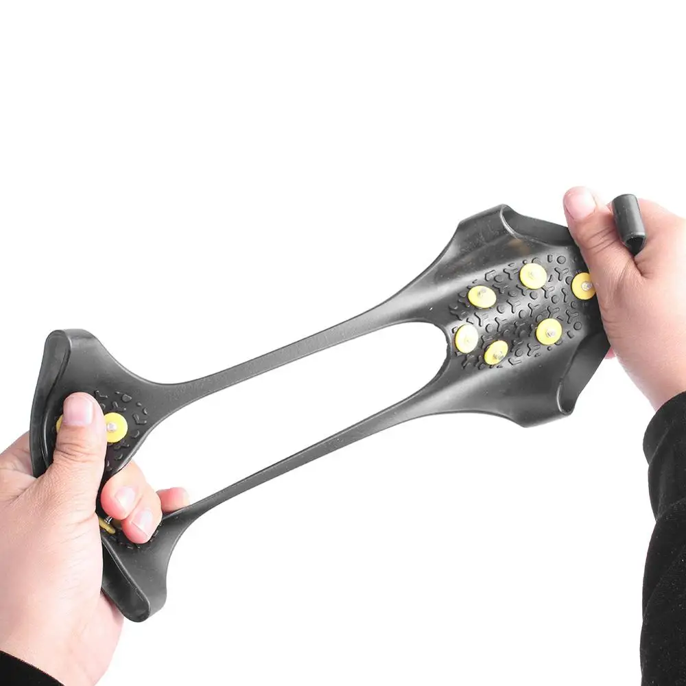 10 шипов универсальная обувь для снега и льда шипы зажимы скобы светильник вес