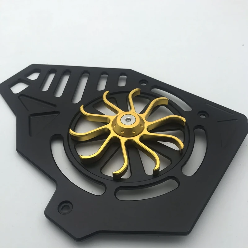 Модифицированная мотоциклетная CNC алюминиевая крышка вентилятора Pcx Защитная крышка вращающаяся лопасть вентилятора ветра для Honda Pcx 150 125