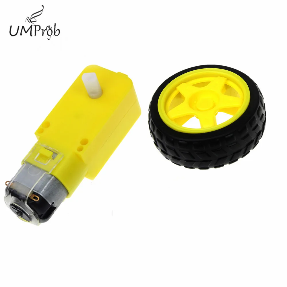 Tt Motor Smart Car Robot Gear Motor Wheels Per Arduino Kit Fai Da Te