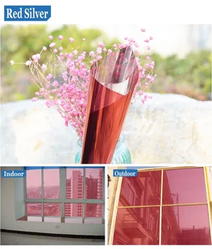 

60cmx5m Heat Insulation Glass Film Self-Adhesive Sun-Blocking Private Decorative Tint-Film For Window Door Glass Protection